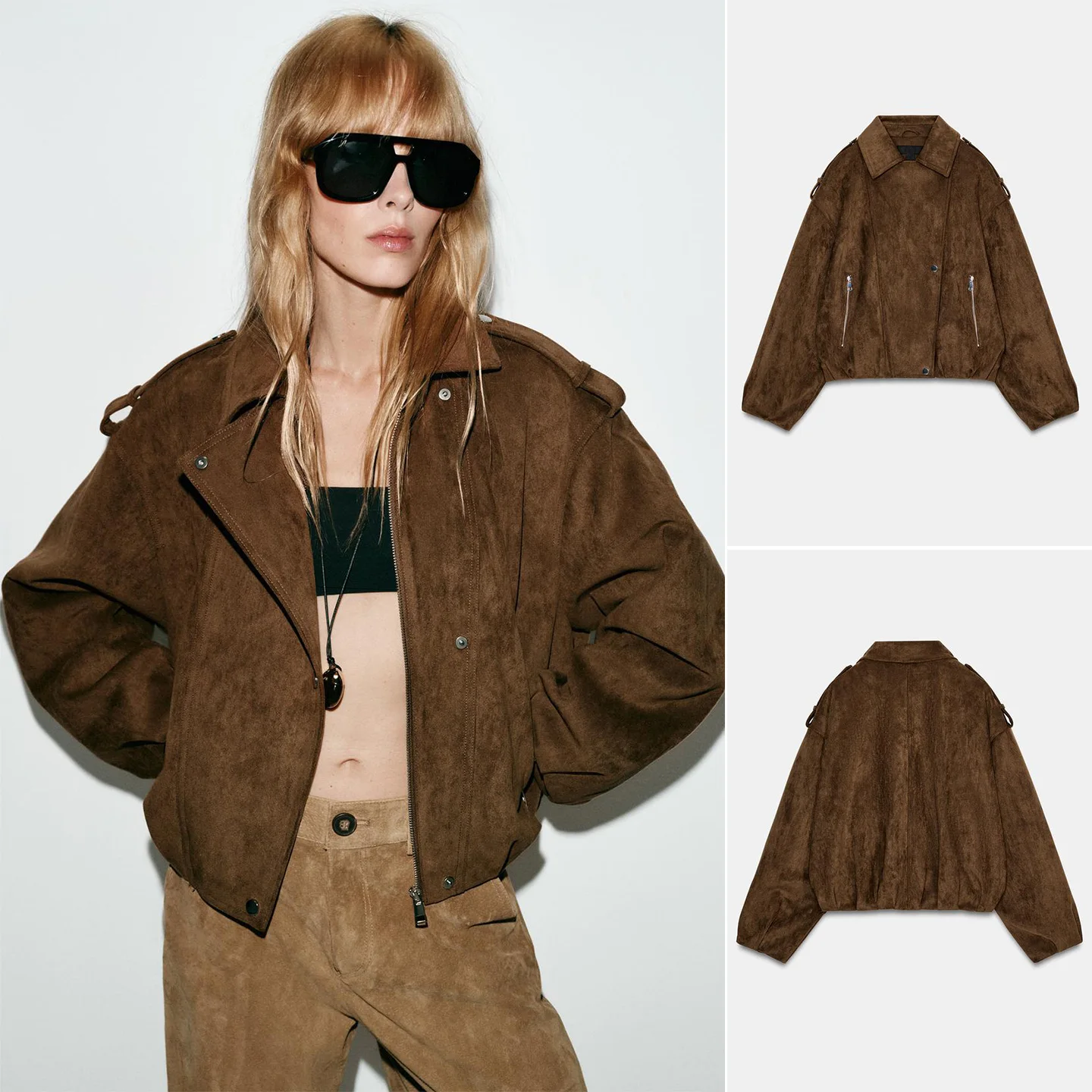 Spring New Women's Loose Motorcycle Sle Jaet Long Sve Faux Fur Effect Zipper Closure Stand Collar Outerwear 638036
Spring New Women's Loose Motorcycle Sle Jaet Long Sve Faux Fur Effect Zipper Closure Stand Collar Outerwear 638036