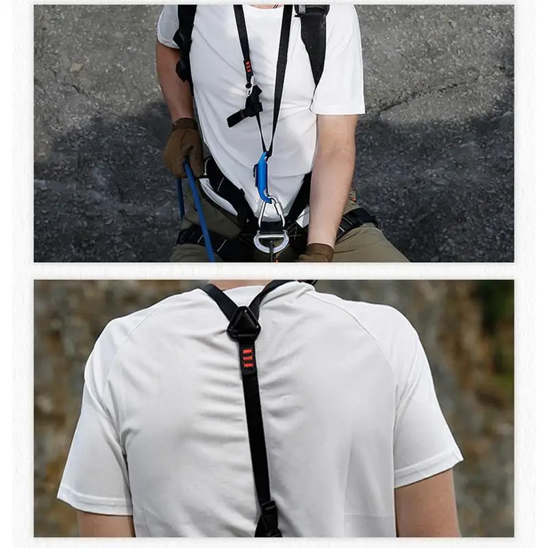 Rock Climbing Harness Mountaineering Safety Rope Lightweight Ergonomic Chest Harness For Mountaineering Rock Climbing Roofing
Rock Climbing Harness Mountaineering Safety Rope Lightweight Ergonomic Chest Harness For Mountaineering Rock Climbing Roofing