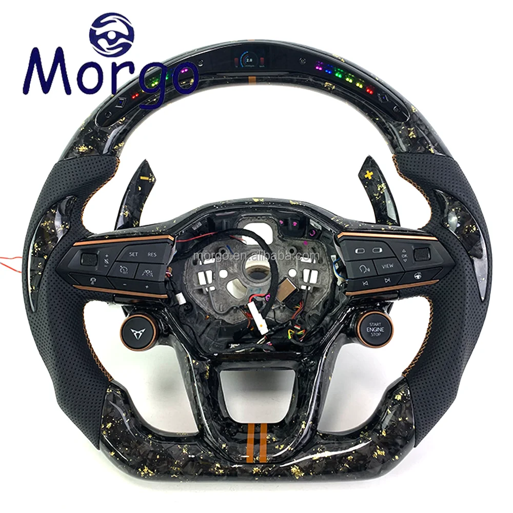 Forged Carbon Fiber LED Cars Steering Wheel Suit for SEAT Cupra Leon X 1 FR MQB EVO PQ Racing Style Accessories
Forged Carbon Fiber LED Cars Steering Wheel Suit for SEAT Cupra Leon X 1 FR MQB EVO PQ Racing Style Accessories