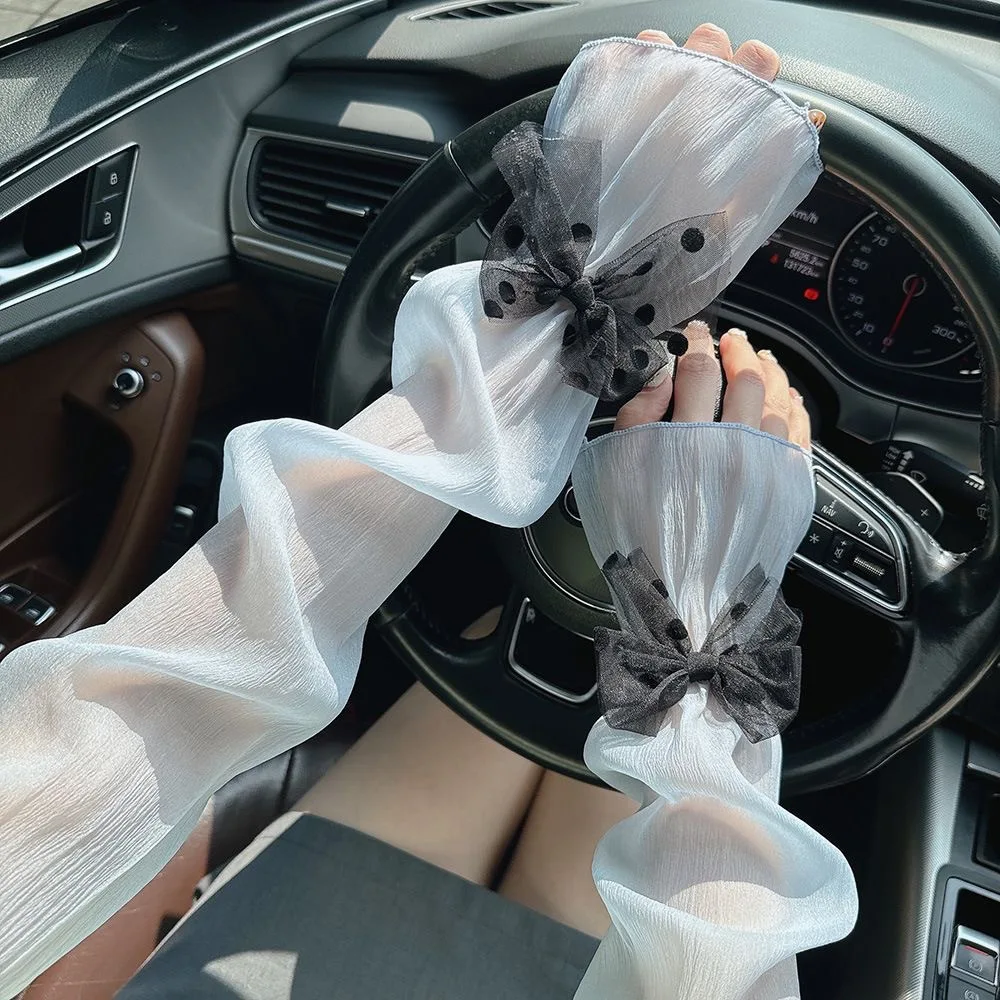 Summer Sunscreen Bow Sheer Arm Sleeves Women Ice Silk Arm Protection UV Protection Gloves Arm Sleeves Lolita Fingerless Gloves
Summer Sunscreen Bow Sheer Arm Sleeves Women Ice Silk Arm Protection UV Protection Gloves Arm Sleeves Lolita Fingerless Gloves