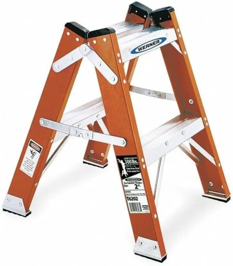 300-Pound Duty Rating Fiberglass Twin Step Stool, 2-Foot
300-Pound Duty Rating Fiberglass Twin Step Stool, 2-Foot