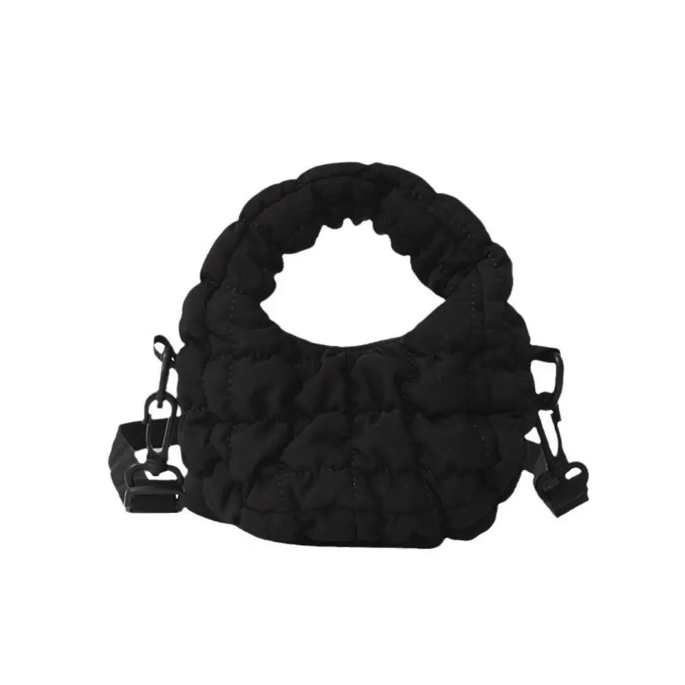 Fashion Fluffy Pleated Shoulder Bag Soft with Adjustable Strap Coin Purse Solid Color Bag Charm Quilted Handbag
Fashion Fluffy Pleated Shoulder Bag Soft with Adjustable Strap Coin Purse Solid Color Bag Charm Quilted Handbag