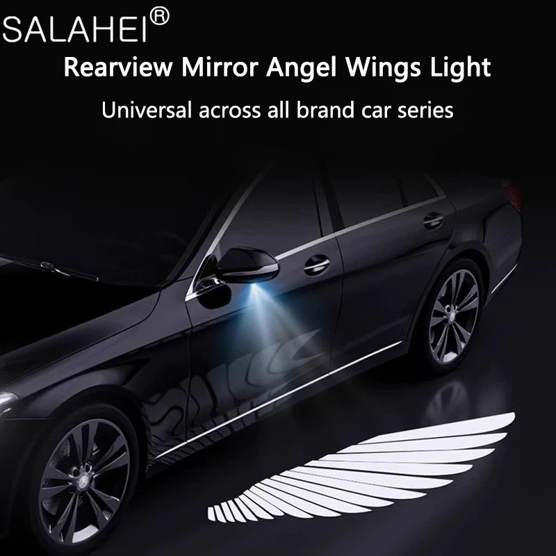Universal Fashion Angel Wing LED Light Car Rearview Mirror Decoration Light Welcome Door Carpet Projection Lamp Auto Accessories 
Universal Fashion Angel Wing LED Light Car Rearview Mirror Decoration Light Welcome Door Carpet Projection Lamp Auto Accessories