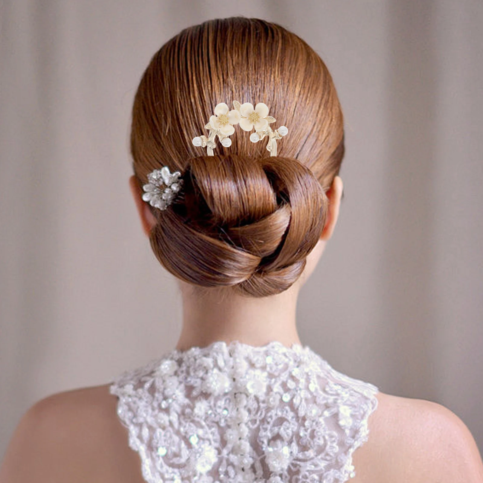 Flower Hairpin U Shaped Chinese Pins Metal Hair Accessories for Women Vintage Chopsticks Bridal Zinc Alloy Decorative
Flower Hairpin U Shaped Chinese Pins Metal Hair Accessories for Women Vintage Chopsticks Bridal Zinc Alloy Decorative