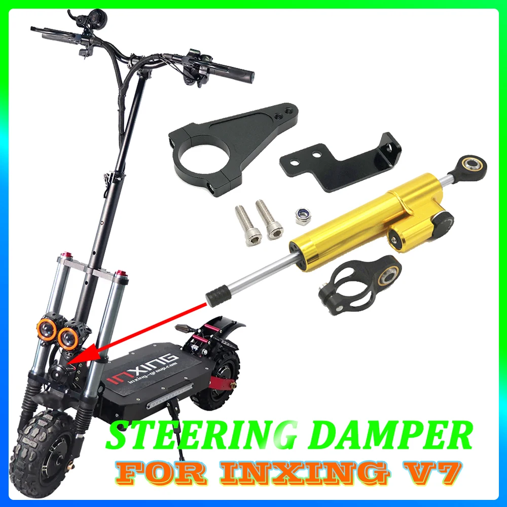 Directional Steering Damper Handlebar stabiliser Increase High Speed Stability Safety Spare Parts For Inxing V7 Electric Scooter
Directional Steering Damper Handlebar stabiliser Increase High Speed Stability Safety Spare Parts For Inxing V7 Electric Scooter