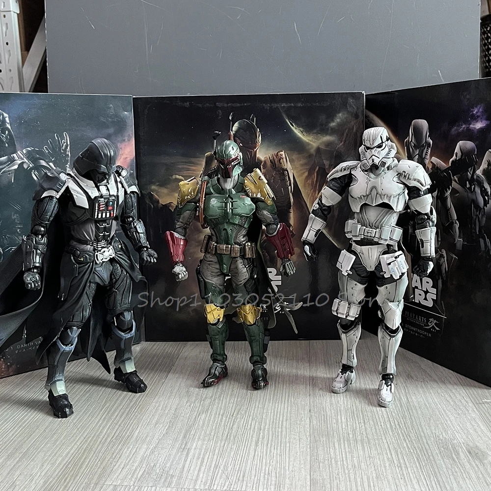 Play Arts Kai Boba Fett Stormtrooper Darth Vader Action Figure Movie Model Toy Joint Movable Decoration Doll Christmas Gift
Play Arts Kai Boba Fett Stormtrooper Darth Vader Action Figure Movie Model Toy Joint Movable Decoration Doll Christmas Gift