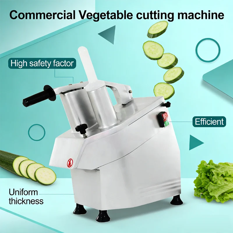 Electric Slicer Vegetable Cutting Machine Multi-function Chilli Ginger Cutter Stainless Steel Cabbage Shredder
Electric Slicer Vegetable Cutting Machine Multi-function Chilli Ginger Cutter Stainless Steel Cabbage Shredder