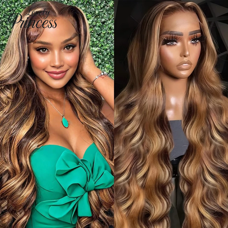 Brazilian Human Hair Highlight Wig Honey Blonde 13x4 Lace Front 13x6 HD Body Wave Pre Plucked Women's Wig
Brazilian Human Hair Highlight Wig Honey Blonde 13x4 Lace Front 13x6 HD Body Wave Pre Plucked Women's Wig