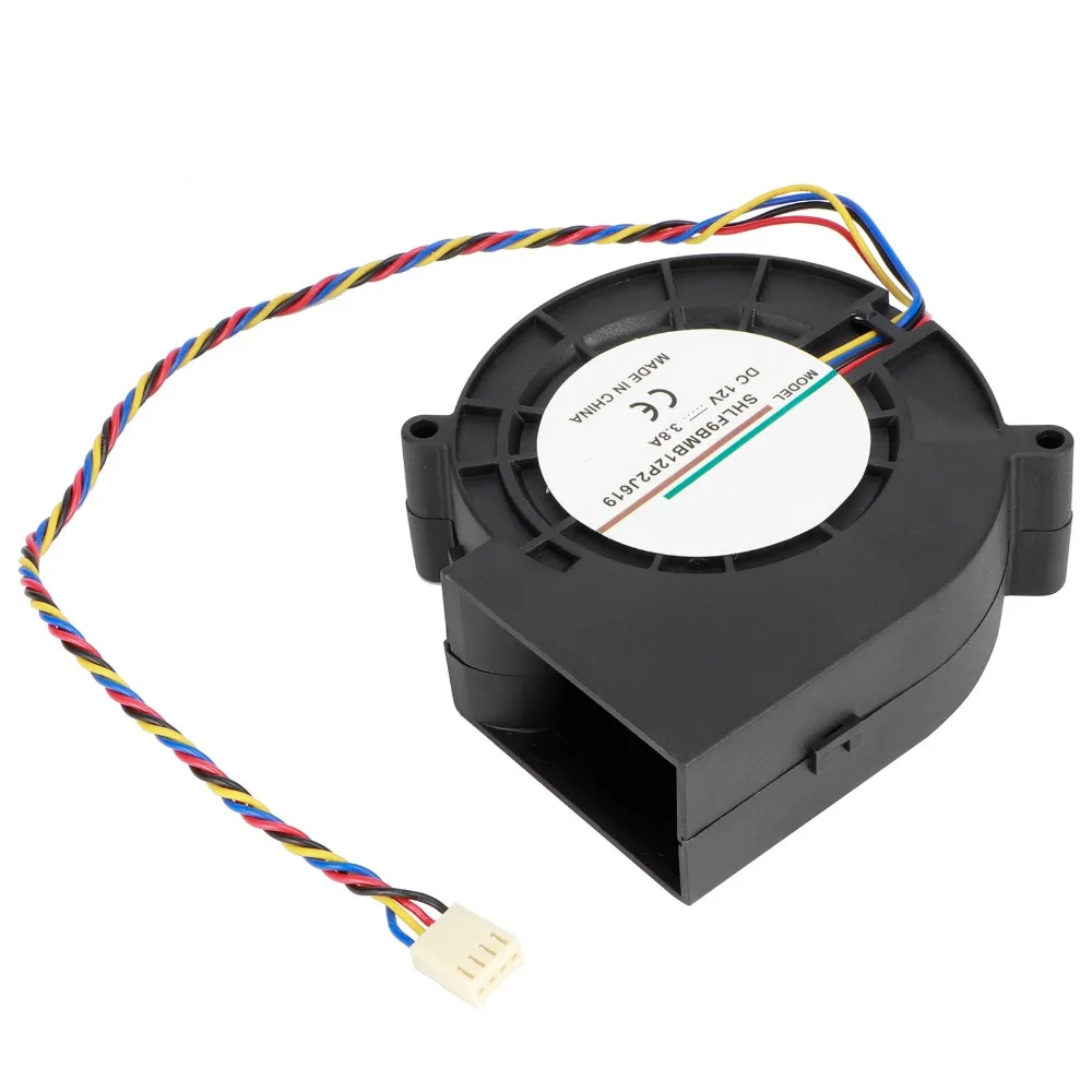 Plastics and Wires 12V 3.8A Centrifugal Blower Double Ball Bearing Black DC Blower Fan 4 Pin Connector BBQ Blower Fan
Plastics and Wires 12V 3.8A Centrifugal Blower Double Ball Bearing Black DC Blower Fan 4 Pin Connector BBQ Blower Fan