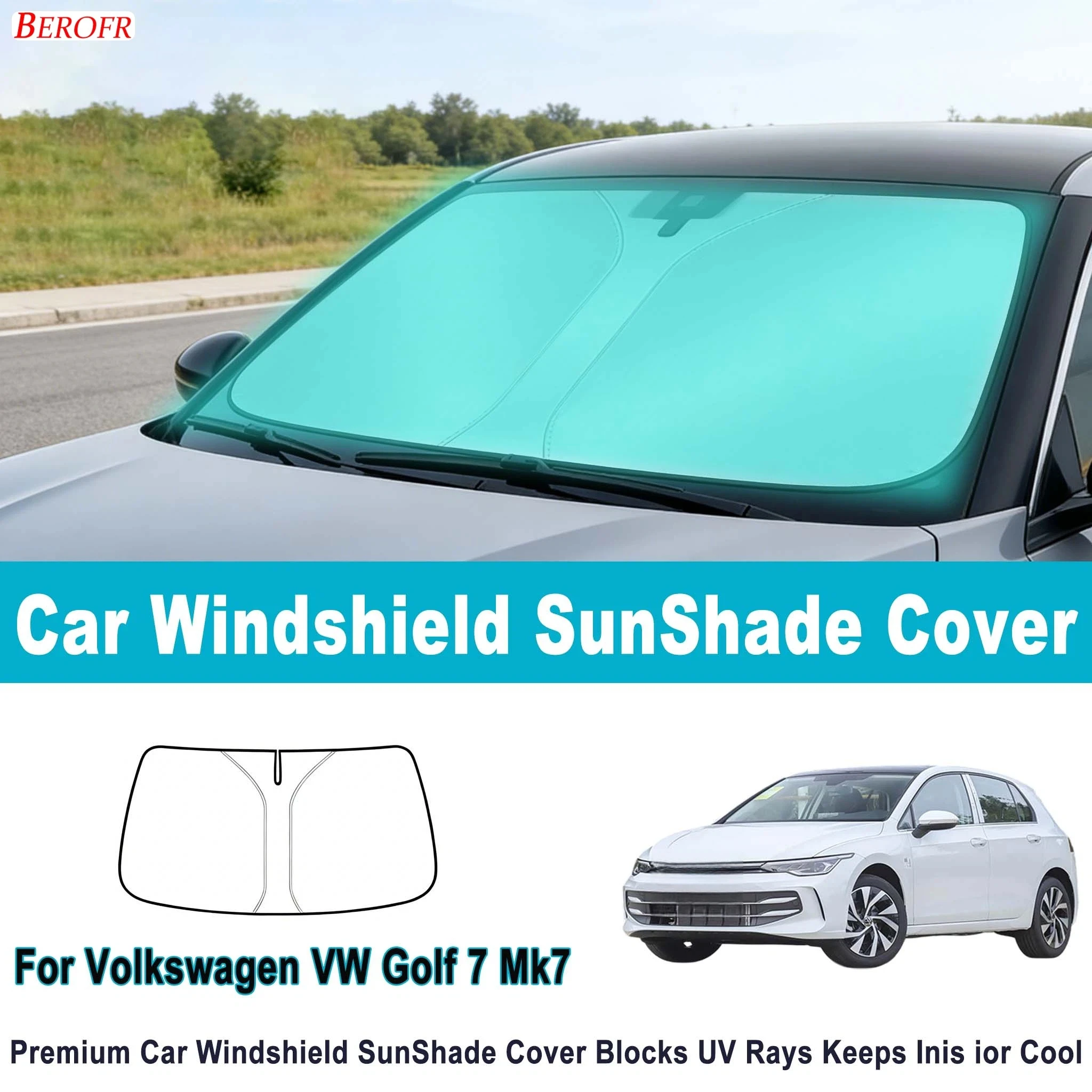 For Volkswagen VW Golf 7 Mk7 2012-2021 Car Windshield Sunshade Cover Front Window Sun Shade Heat Insulation Auto Accessories
For Volkswagen VW Golf 7 Mk7 2012-2021 Car Windshield Sunshade Cover Front Window Sun Shade Heat Insulation Auto Accessories