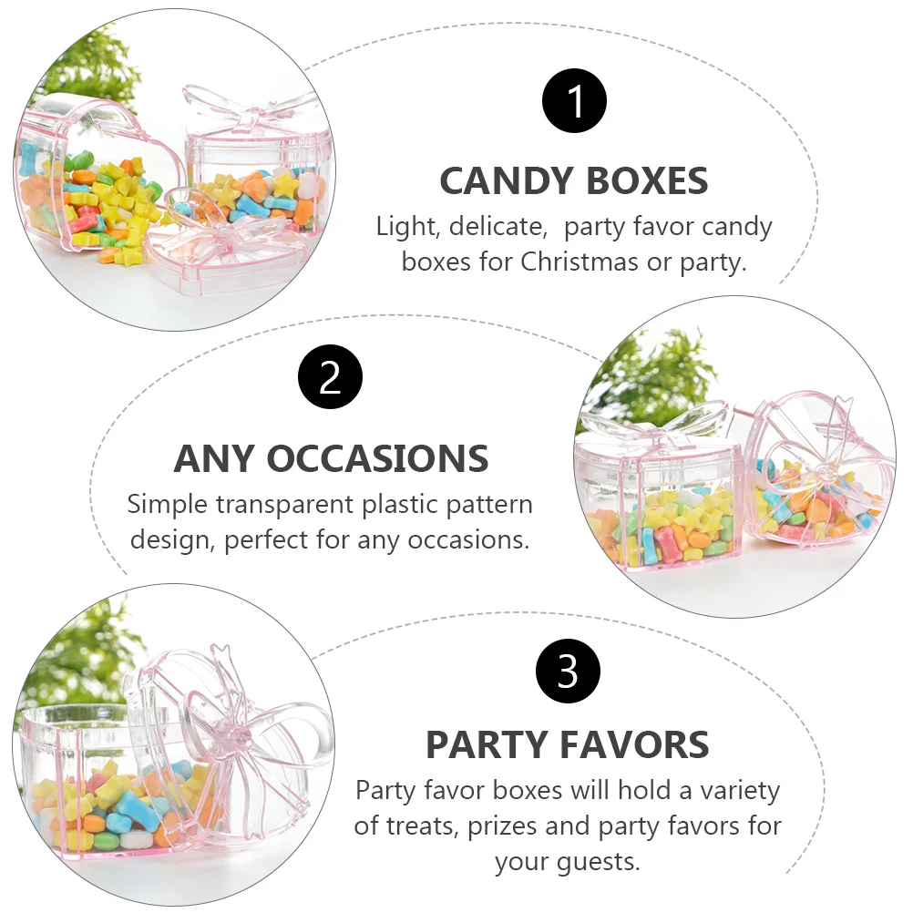 Plastic Heart Shaped Candy Boxes for Party Favors Gifts Snacks Containers Cookie Cases Transparent Design Christmas Decorations
Plastic Heart Shaped Candy Boxes for Party Favors Gifts Snacks Containers Cookie Cases Transparent Design Christmas Decorations
