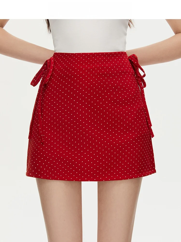 VIVIHY2025 Summer Sweet Bow Tie A-Line Skirt Women Anti-Aging Red Polka Dot Bodycon ort Skirt High Waist Polka Dot
VIVIHY2025 Summer Sweet Bow Tie A-Line Skirt Women Anti-Aging Red Polka Dot Bodycon ort Skirt High Waist Polka Dot