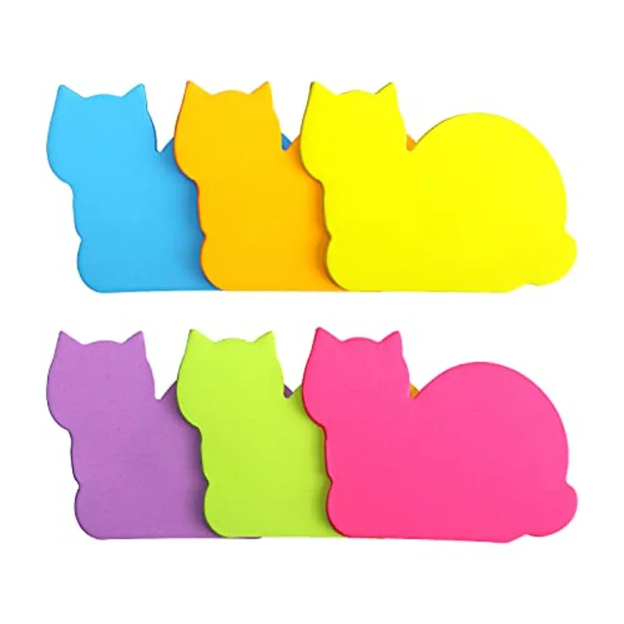 Cute Cat Sticky Notes Color Bright Colorful Sticky Pad 75 Sheets/Pad Self-Sticky Note
Cute Cat Sticky Notes Color Bright Colorful Sticky Pad 75 Sheets/Pad Self-Sticky Note