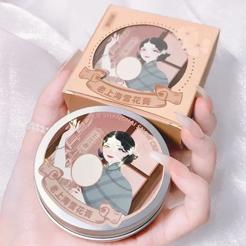 Shanghai Snow Cream Hydrating Moisturizing Nourishing Women's Hand Cream National Old Brand Face Cream Chinese Skin Care Product 
Shanghai Snow Cream Hydrating Moisturizing Nourishing Women's Hand Cream National Old Brand Face Cream Chinese Skin Care Product