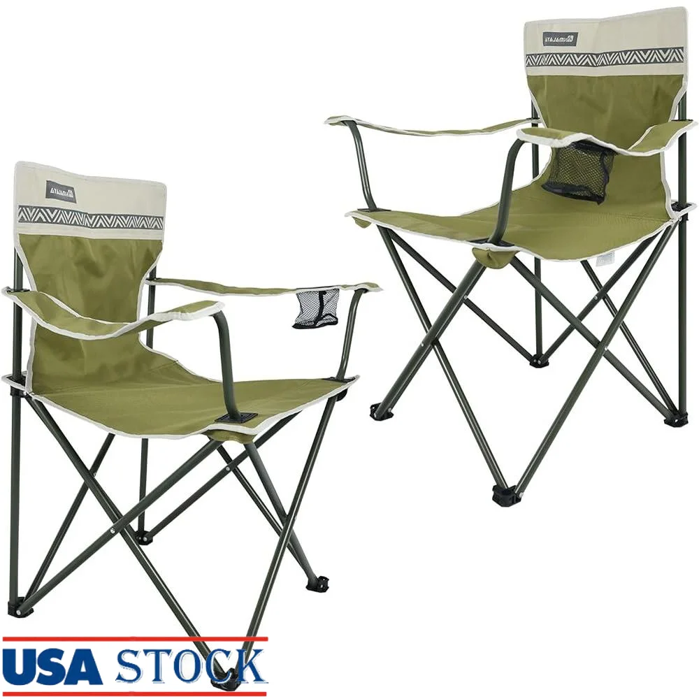 Portable Camping Chair with Cup Holder Waterproof Folding Outdoor Chair Hiking Fishing Picnics Beach Sports Events 2 Packs
Portable Camping Chair with Cup Holder Waterproof Folding Outdoor Chair Hiking Fishing Picnics Beach Sports Events 2 Packs