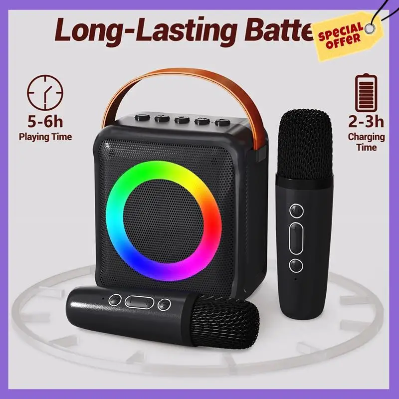 -A96Z Многофункциональный Bluetooth аудио портативный микрофон красочная светодиодная атмосферная лампа домашний динамик для караоке
-A96Z Многофункциональный Bluetooth аудио портативный микрофон красочная светодиодная атмосферная лампа домашний динамик для караоке