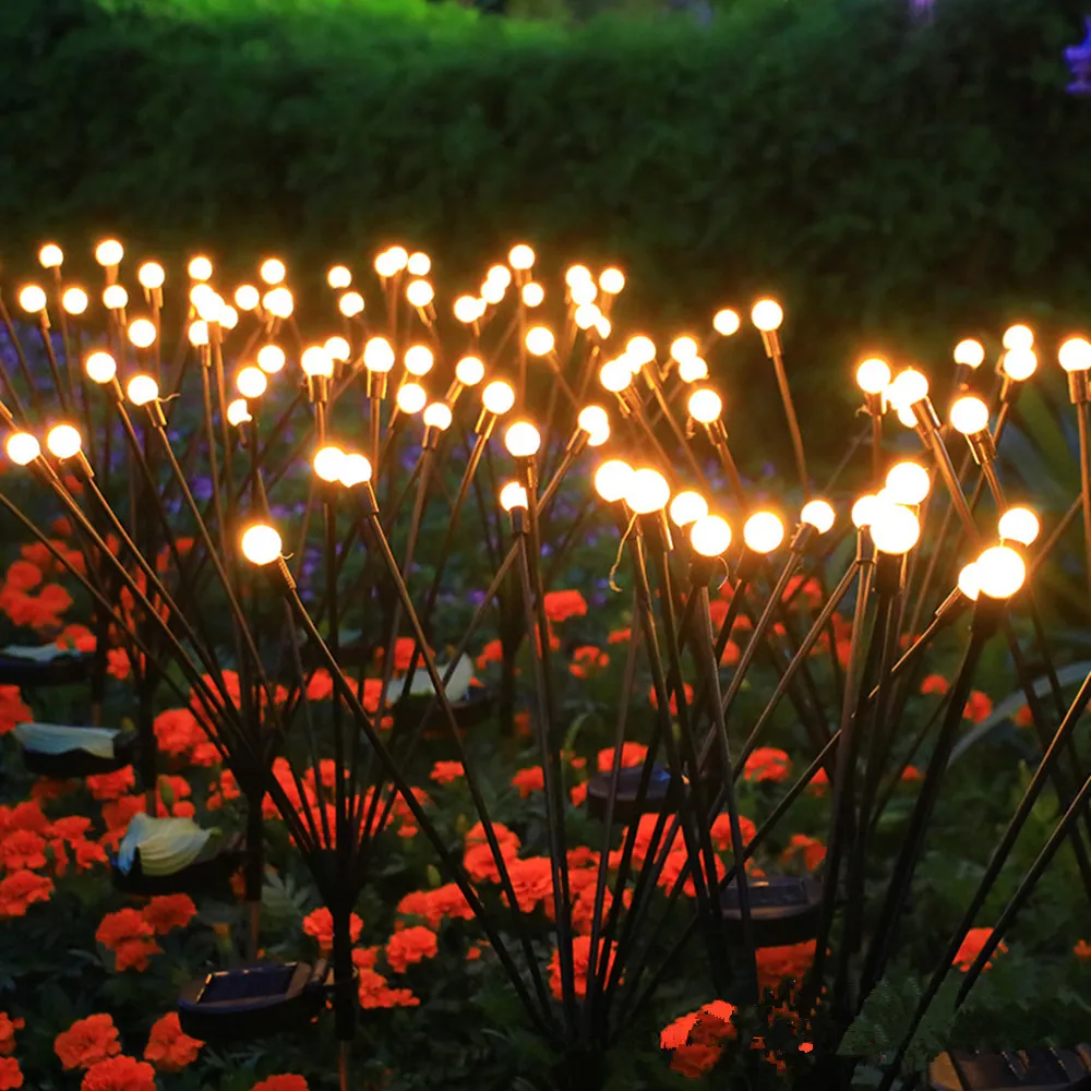 LED Solar Powered Garden Lights Firefly Lights Outdoor Waterproof Vibrant Swaying Lights for Patio Pathway Wedding Decoration
LED Solar Powered Garden Lights Firefly Lights Outdoor Waterproof Vibrant Swaying Lights for Patio Pathway Wedding Decoration