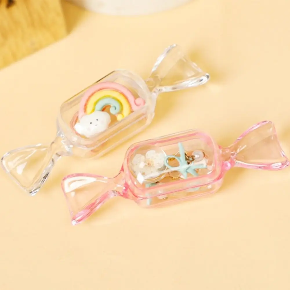Portable Sweet Mini Jewelry Box Hair Tie Transparent Earring Ring Box Kid Gift Photo Sticker Candy Shape Storage Box Storage
Portable Sweet Mini Jewelry Box Hair Tie Transparent Earring Ring Box Kid Gift Photo Sticker Candy Shape Storage Box Storage
