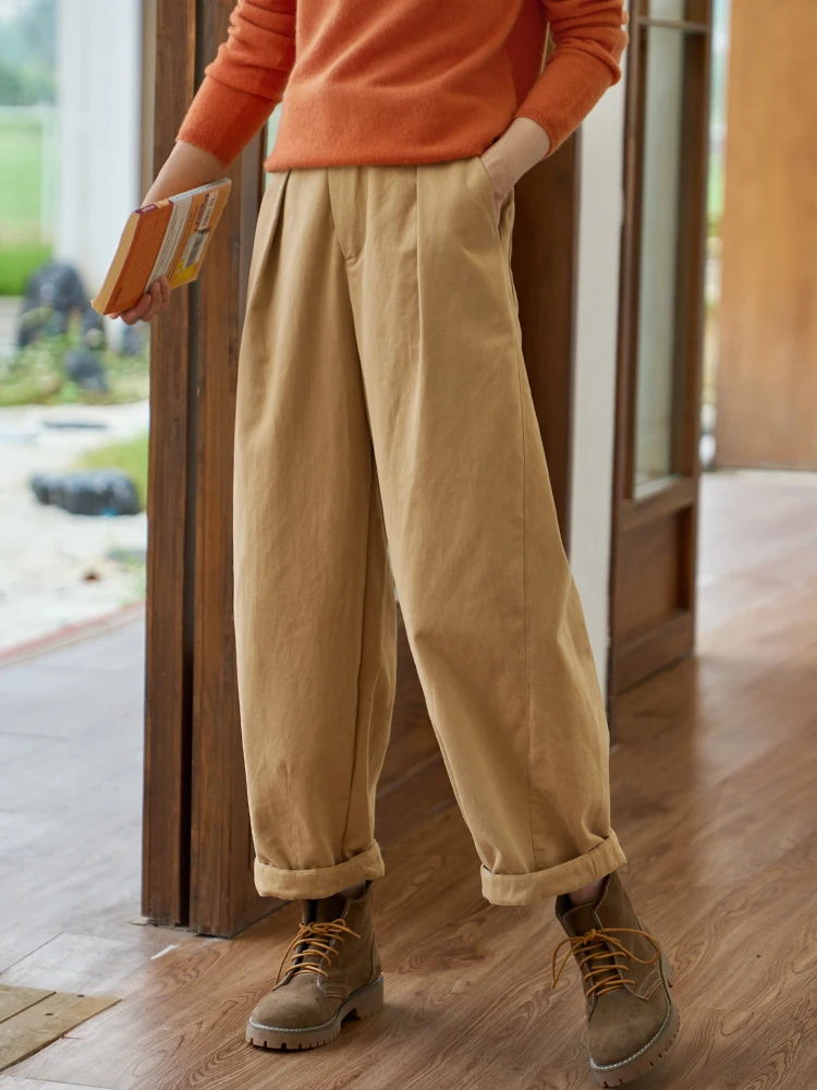 Slimming Harem Pants Khaki Cotton Blend Casual New Arrival Autumn Winter Commute Sle l Waist Long Trousers for Women
Slimming Harem Pants Khaki Cotton Blend Casual New Arrival Autumn Winter Commute Sle l Waist Long Trousers for Women