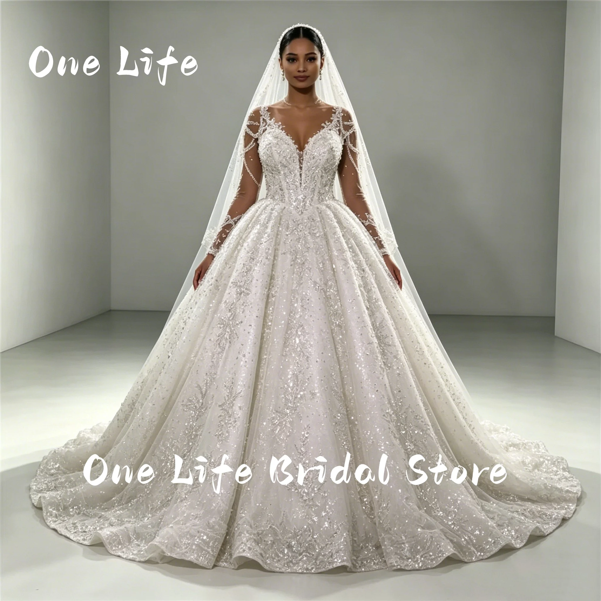 Customized African Luxury High Quality Wedding Dresses Long Sleeve Bride's Gowns Bridal Bride Gown Ball Gown vestidos de novia
Customized African Luxury High Quality Wedding Dresses Long Sleeve Bride's Gowns Bridal Bride Gown Ball Gown vestidos de novia