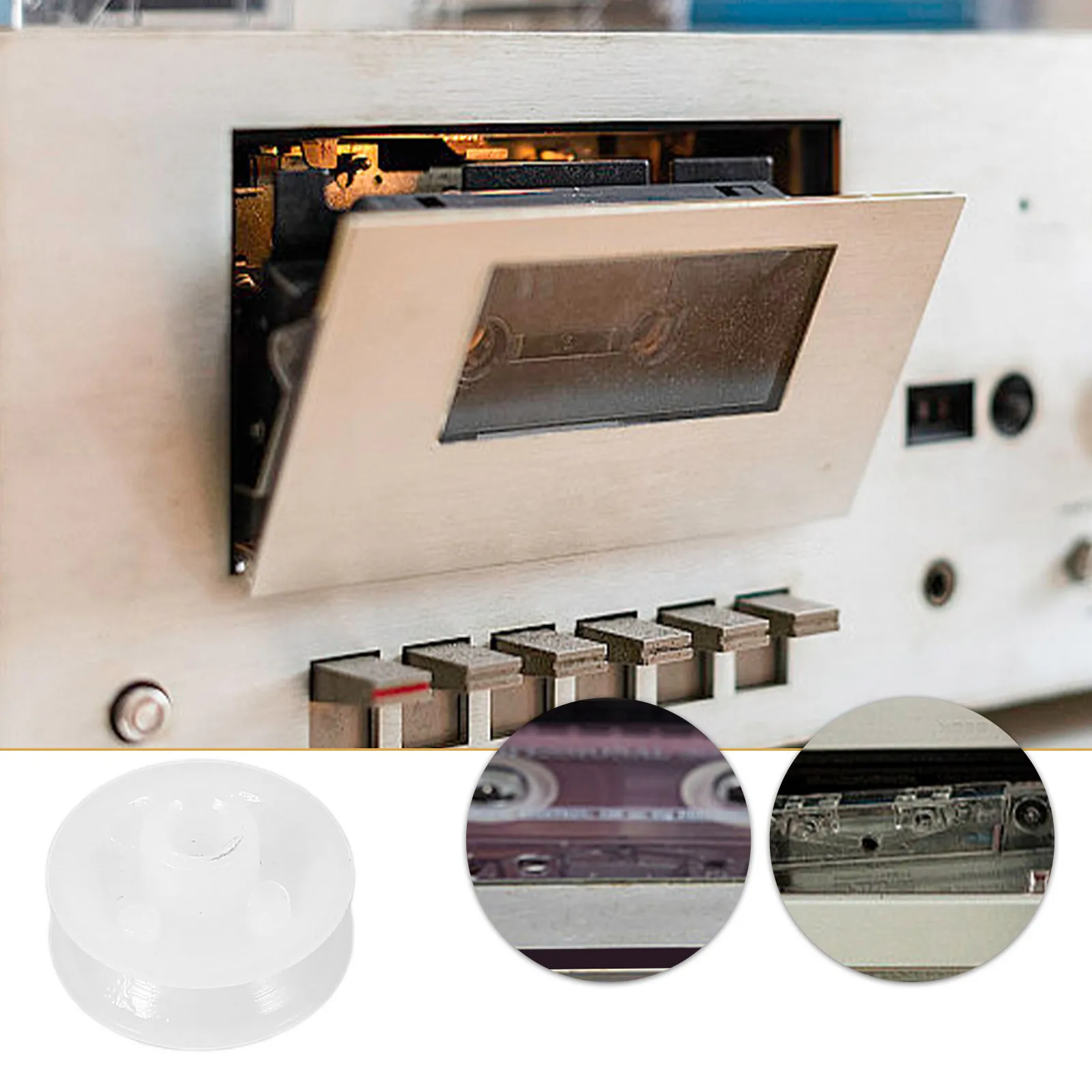 10Pcs Plastic V- Pulley Wheel for Recording Machines Reduces Noise Vibration Improves Efficiency Tape Recorder Pulley
10Pcs Plastic V- Pulley Wheel for Recording Machines Reduces Noise Vibration Improves Efficiency Tape Recorder Pulley