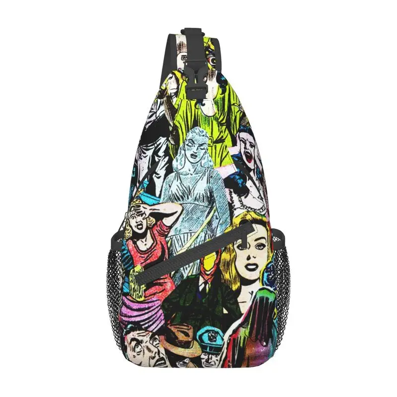 Vintage Horror Movie Character Collection Sling Chest Crossbody Bag Men Fashion Shoulder Backpack for Camping Biking
Vintage Horror Movie Character Collection Sling Chest Crossbody Bag Men Fashion Shoulder Backpack for Camping Biking
