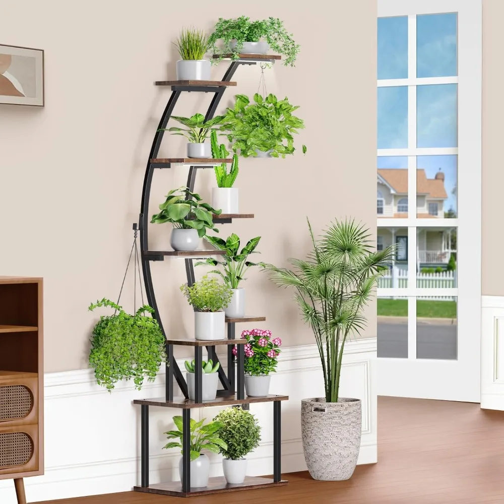 9-layer Metal Plant Rack Flowerpot, Suitable for Plant Enthusiasts -63 Inch High Indoor Flower Rack Display Stand
9-layer Metal Plant Rack Flowerpot, Suitable for Plant Enthusiasts -63 Inch High Indoor Flower Rack Display Stand