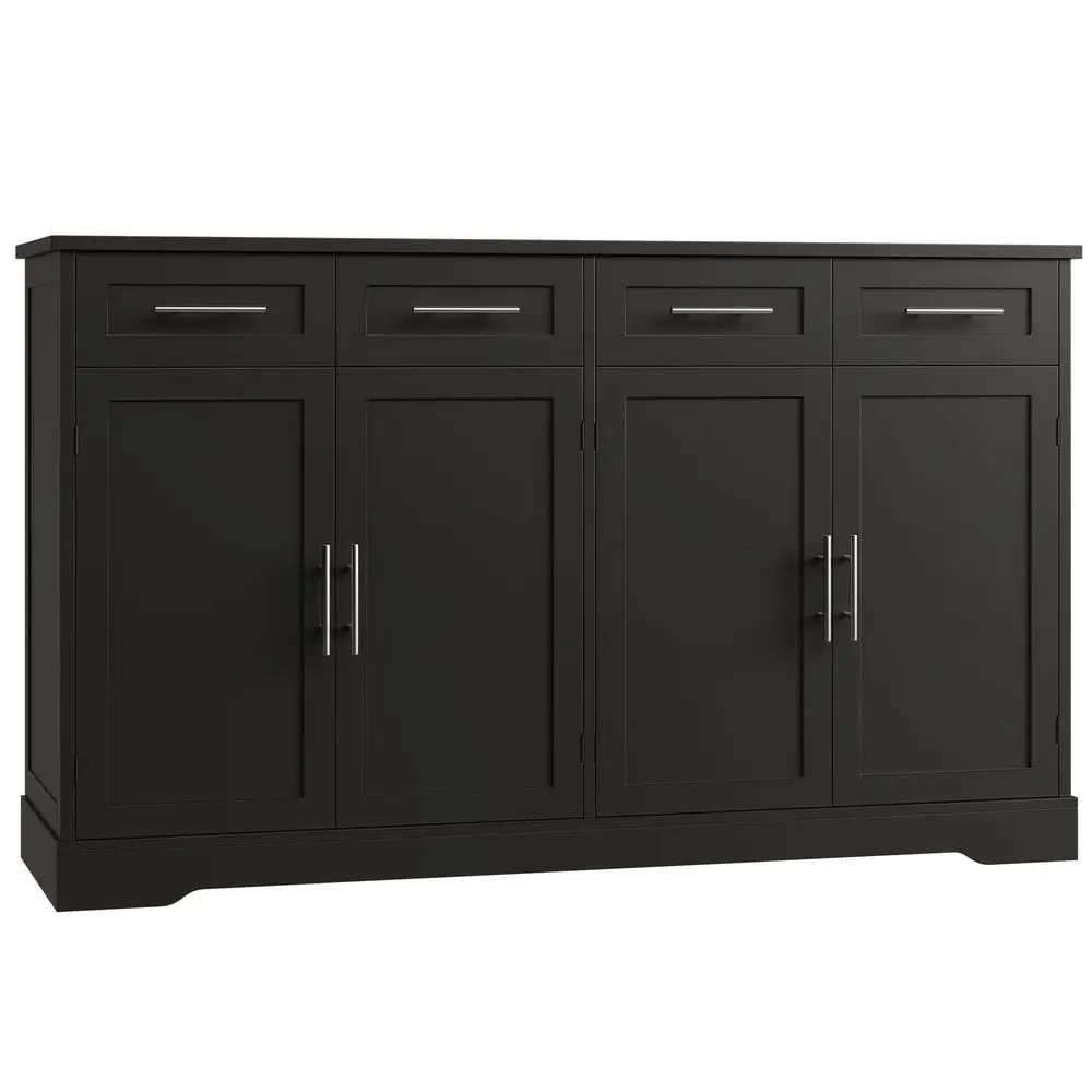 60 Large Buffet Sideboard with Storage, 36 Tall Kitchen Buffet Storage Cabinet with 4 Drawer, Modern Coffee Bar Cabinet with Si
60 Large Buffet Sideboard with Storage, 36 Tall Kitchen Buffet Storage Cabinet with 4 Drawer, Modern Coffee Bar Cabinet with Si