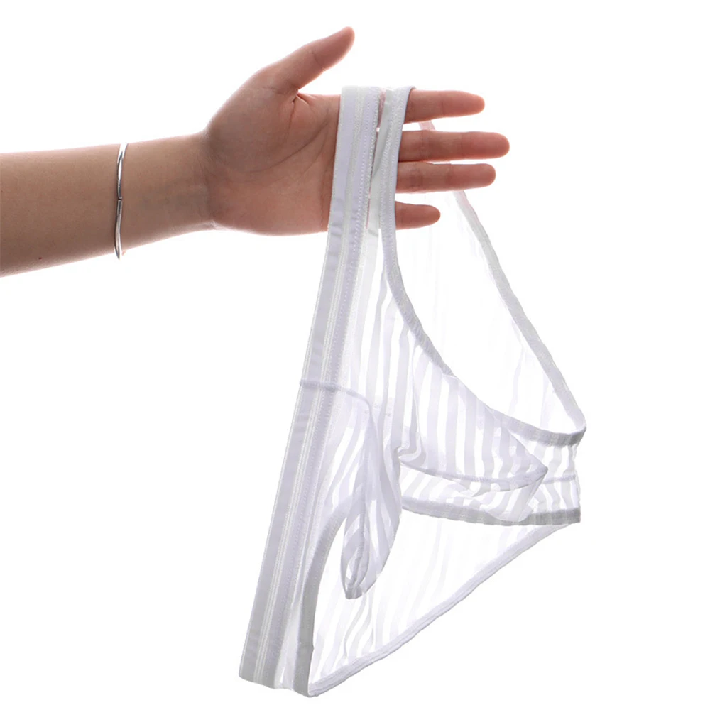 Pantys Mens Briefs Mens Panties Men's Sexy Striped Mesh Low rise Underwear Bikini Briefs Panties Bulge Pouch Thongs
Pantys Mens Briefs Mens Panties Men's Sexy Striped Mesh Low rise Underwear Bikini Briefs Panties Bulge Pouch Thongs
