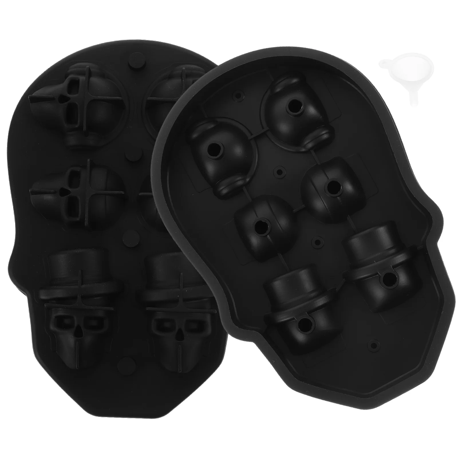 Skull Shaped Cube Easy Release Silicone For Summer Drinks Whiskey Coffee Diy Making Tool Household Freezer Tray Grid Maker
Skull Shaped Cube Easy Release Silicone For Summer Drinks Whiskey Coffee Diy Making Tool Household Freezer Tray Grid Maker