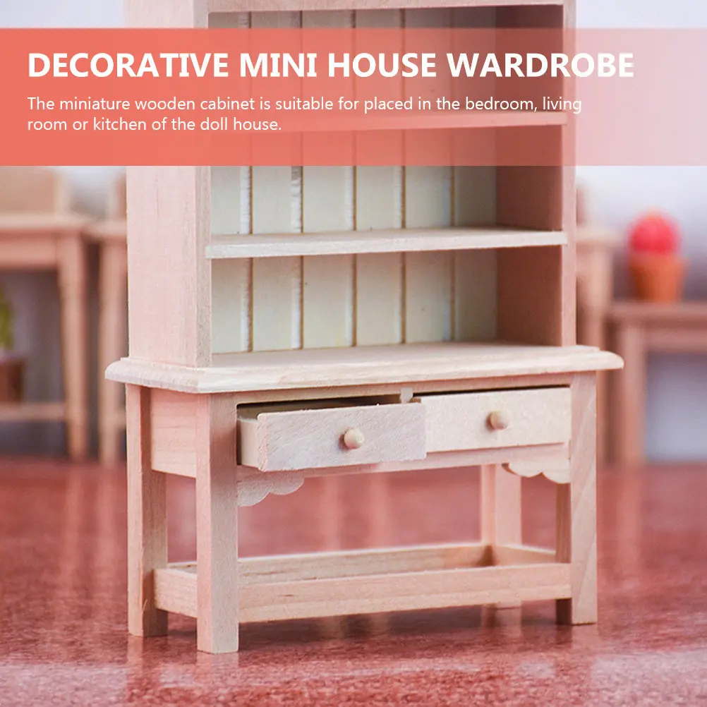 Miniature Wooden Cabinet 1:12 Scale Mini House Storage Cabinet Bedroom Kitchen Living Room Furniture Mini Furniture Models
Miniature Wooden Cabinet 1:12 Scale Mini House Storage Cabinet Bedroom Kitchen Living Room Furniture Mini Furniture Models