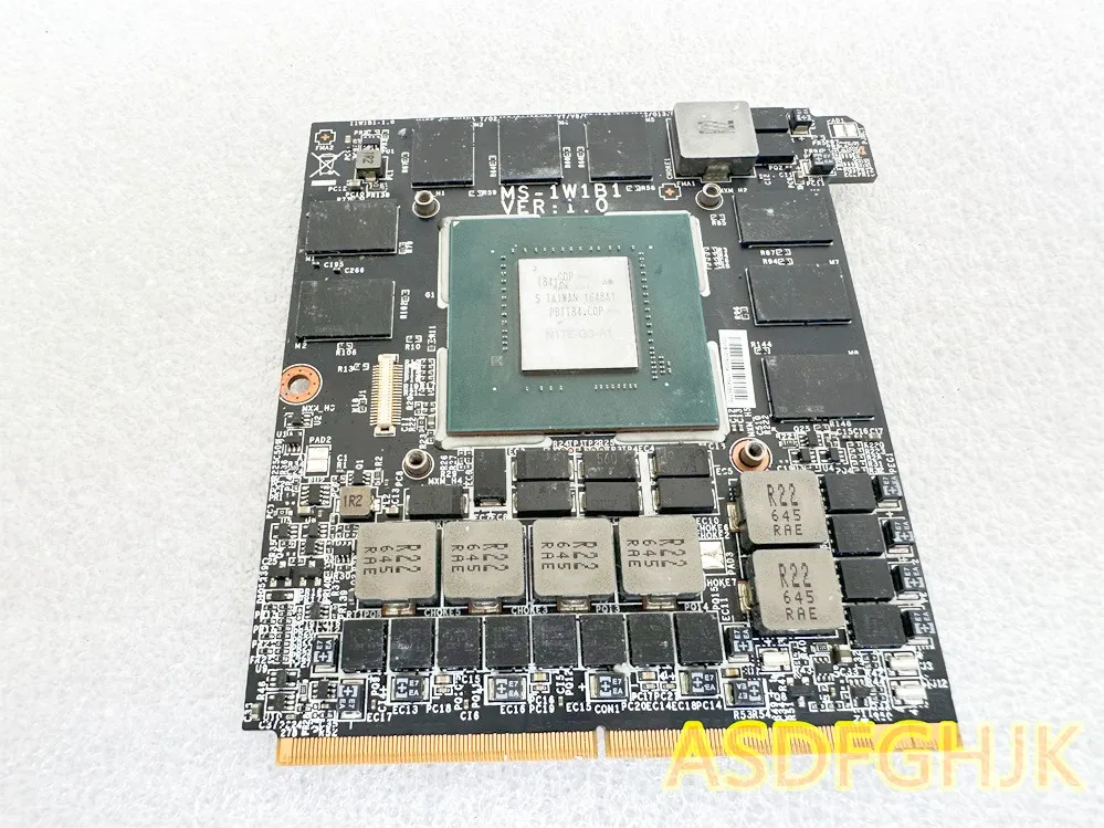 for Msi GT73VR 7RF gt75 gt75vr gtx83 gtx83vr gtx 1080m 8GB Video Card MS-1W1b1 test ok
for Msi GT73VR 7RF gt75 gt75vr gtx83 gtx83vr gtx 1080m 8GB Video Card MS-1W1b1 test ok