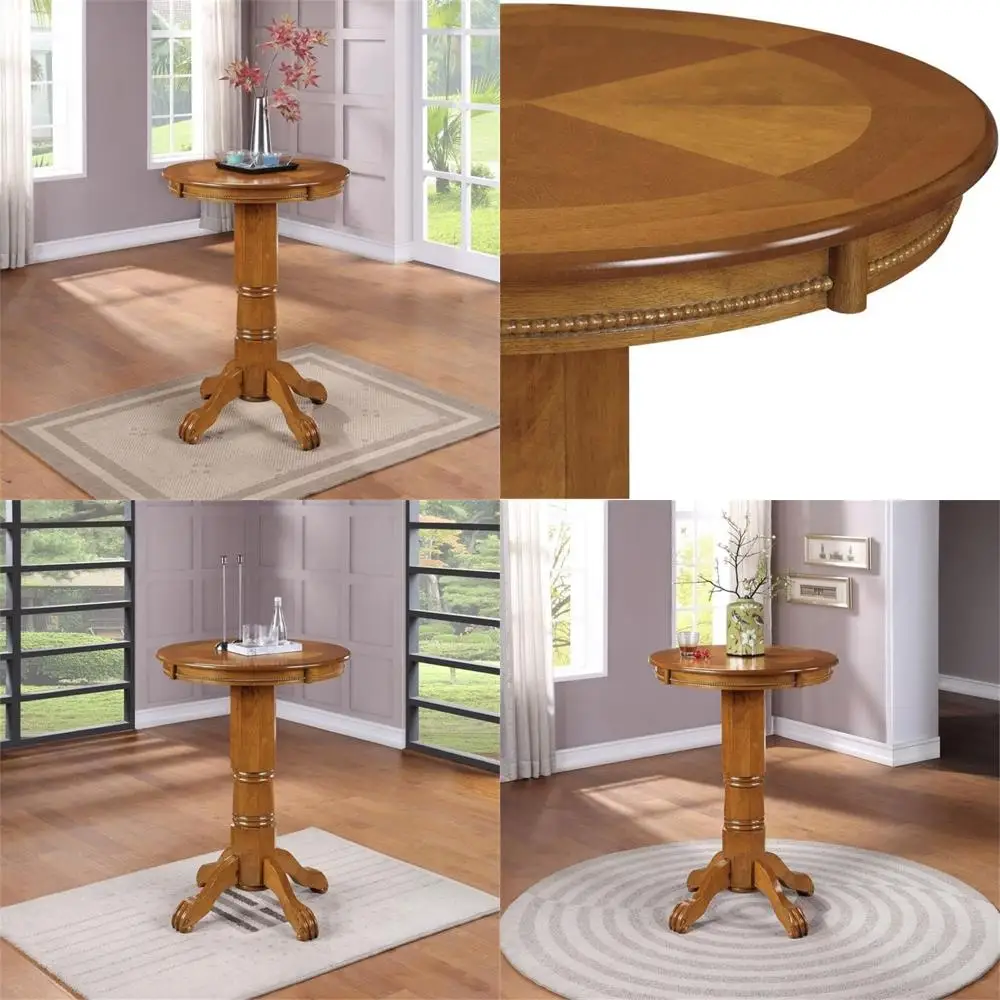 42 Tall Brushed Oak Pub Table by Florence
42 Tall Brushed Oak Pub Table by Florence