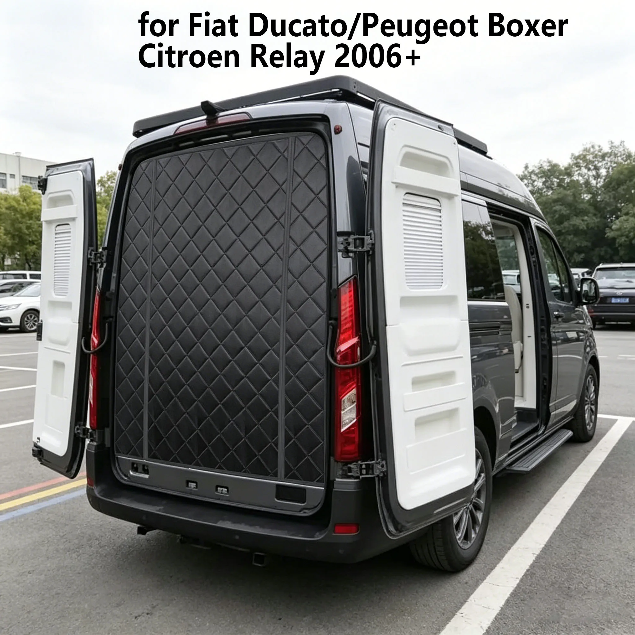 RV Insulated Thermal Screen Cover For Rear Barn Door Or Tailgate For Fiat Ducato/Peugeot Boxer/Citroen Relay 2006+ Ram Promaster
RV Insulated Thermal Screen Cover For Rear Barn Door Or Tailgate For Fiat Ducato/Peugeot Boxer/Citroen Relay 2006+ Ram Promaster