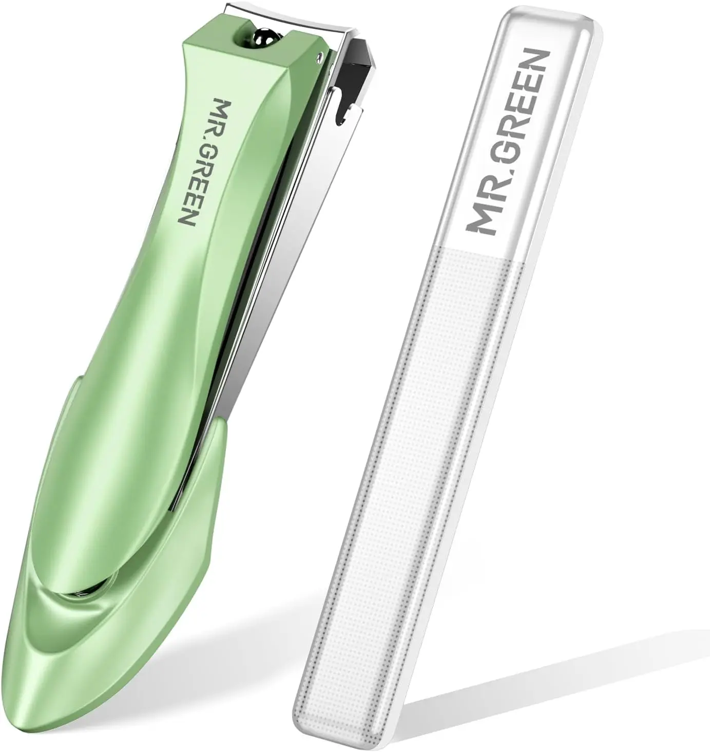 Anti-Splash Nail Clippers with File, Medical Grade Stainless Steel, Sharp & Durable for Thick Nails, Men & Women
Anti-Splash Nail Clippers with File, Medical Grade Stainless Steel, Sharp & Durable for Thick Nails, Men & Women