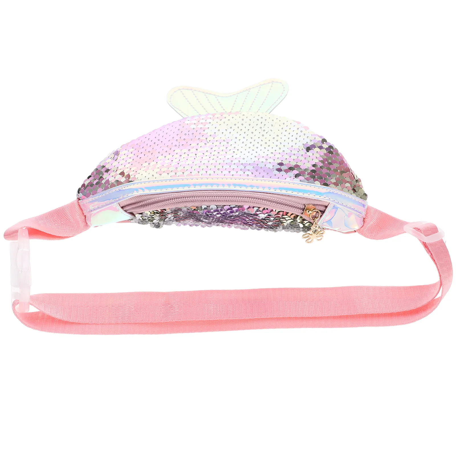 Fish Tail Waist Bag Pink Mini Sequins PU Lightweight Crossbody Bag Women Purse Multifunctional for Bike Walking
Fish Tail Waist Bag Pink Mini Sequins PU Lightweight Crossbody Bag Women Purse Multifunctional for Bike Walking