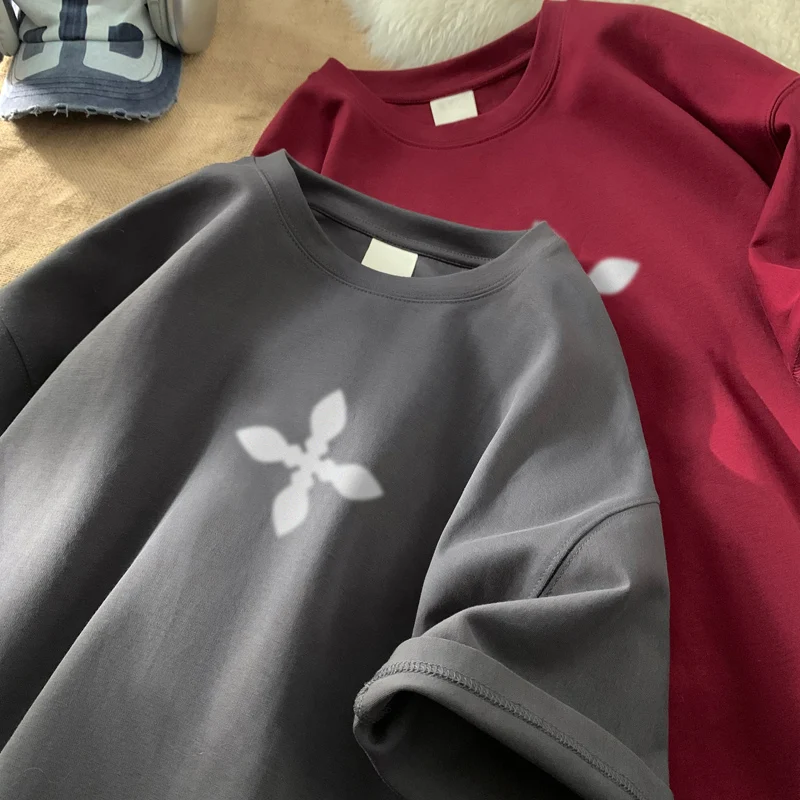 Summer New Cross Printed T-shirt Simple Men's Tide T-Shirt Couple All-match Tee Shirt Man Women Short Sleeve Round Neck Tops
Summer New Cross Printed T-shirt Simple Men's Tide T-Shirt Couple All-match Tee Shirt Man Women Short Sleeve Round Neck Tops