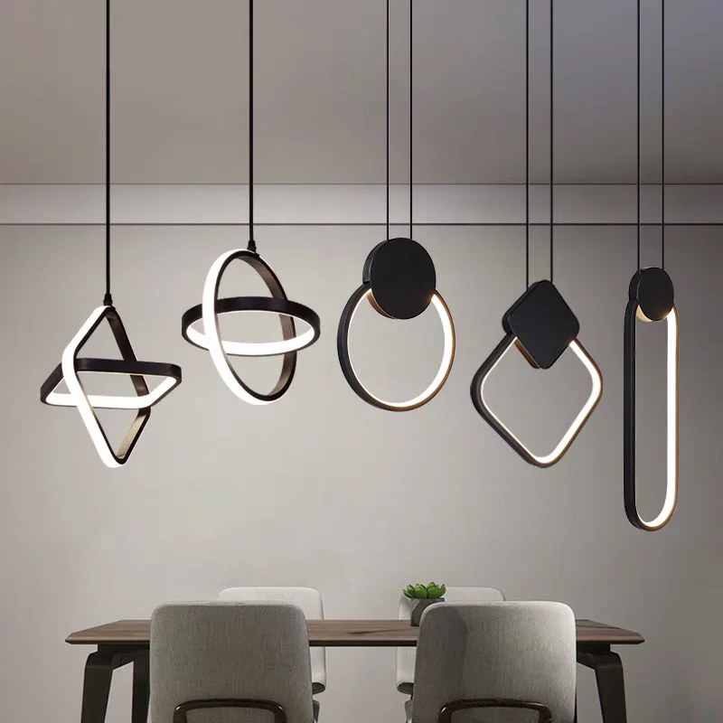 Modern LED Pendant Lights Black Chandelier For Dining Room Bedroom Bedside Pendant Lamp Home Dining Table RoomDecor Hanging Lamp
Modern LED Pendant Lights Black Chandelier For Dining Room Bedroom Bedside Pendant Lamp Home Dining Table RoomDecor Hanging Lamp