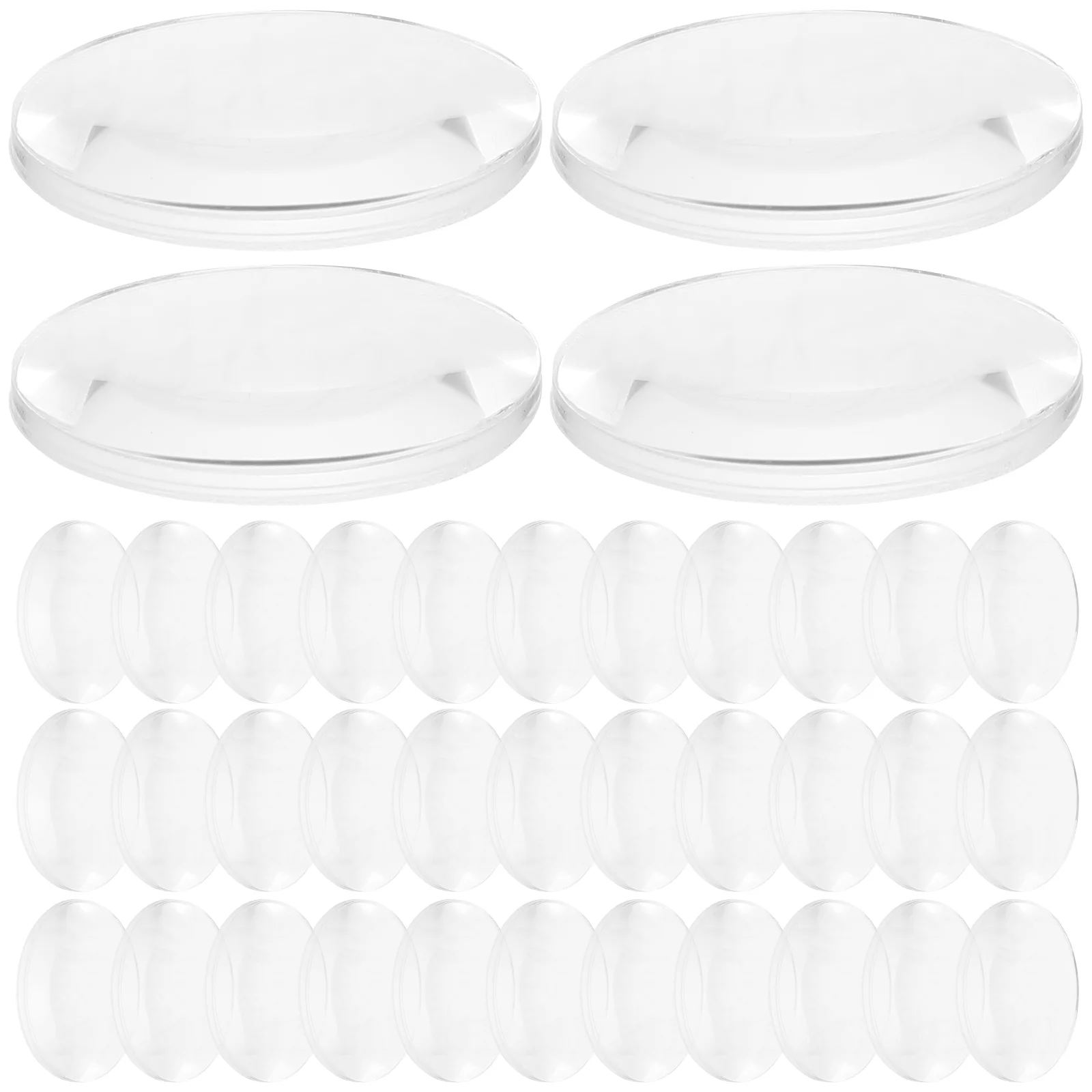 60 Pcs Biconvex Lens Telescopes Transparent Optical Kit Glass Double Acrylic for Physics Teaching Science Tools
60 Pcs Biconvex Lens Telescopes Transparent Optical Kit Glass Double Acrylic for Physics Teaching Science Tools