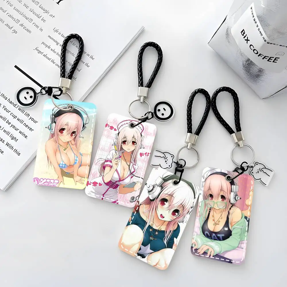 1PC Super Sonico Card Case Keychain Access Card Bag Key Tag Ring Leather Card Holder Key Ring Access
1PC Super Sonico Card Case Keychain Access Card Bag Key Tag Ring Leather Card Holder Key Ring Access