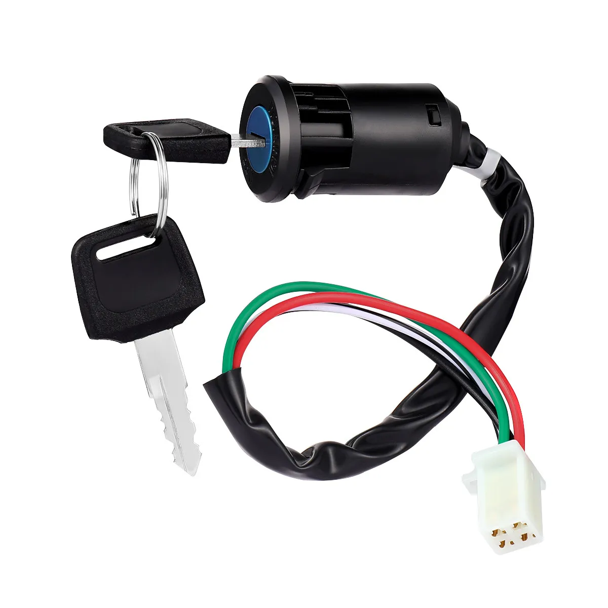 Ignition Lock Cylinder Starter Switch 1 Cylinder 2 Keys Black Plug Play for Motorcycle Atv Electric Vehicles Smooth Starting
Ignition Lock Cylinder Starter Switch 1 Cylinder 2 Keys Black Plug Play for Motorcycle Atv Electric Vehicles Smooth Starting