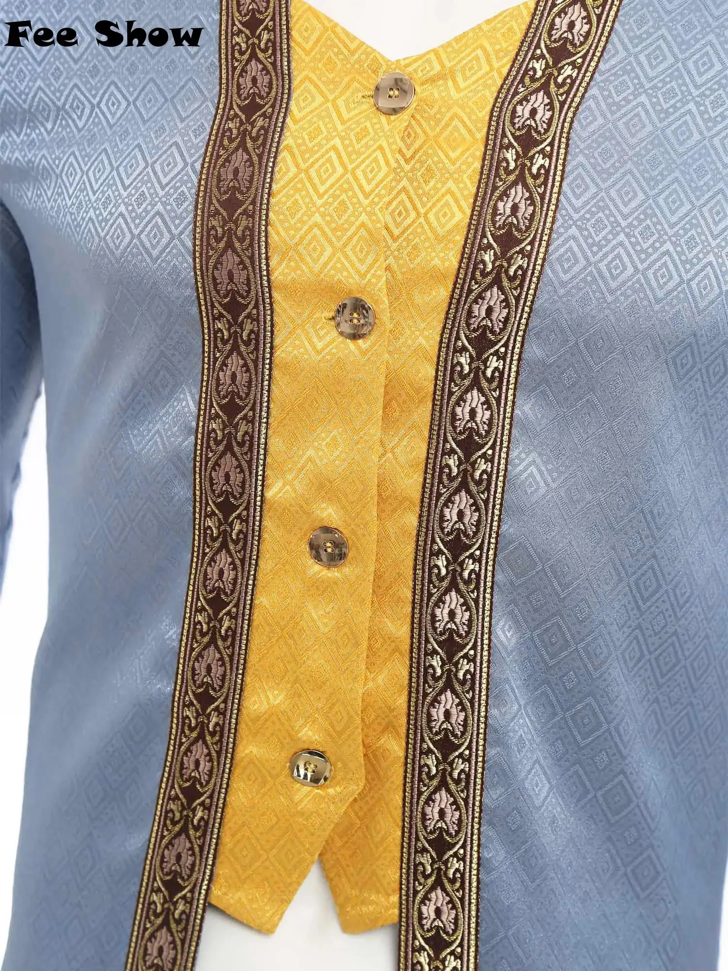 Men Vintage Jacquard Tailcoat Medieval Clothing Halloween Fancy Dress Ball Costume Turn-Down Collar Long Sleeve Jacket
Men Vintage Jacquard Tailcoat Medieval Clothing Halloween Fancy Dress Ball Costume Turn-Down Collar Long Sleeve Jacket
