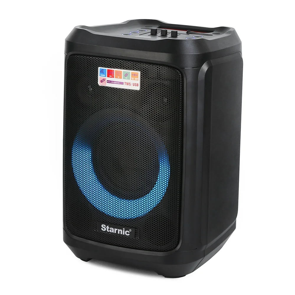 Party Speaker TWS Portable FM Radio Wireless Outdoor Speakers With Colorful Speaker Disco Light
Party Speaker TWS Portable FM Radio Wireless Outdoor Speakers With Colorful Speaker Disco Light