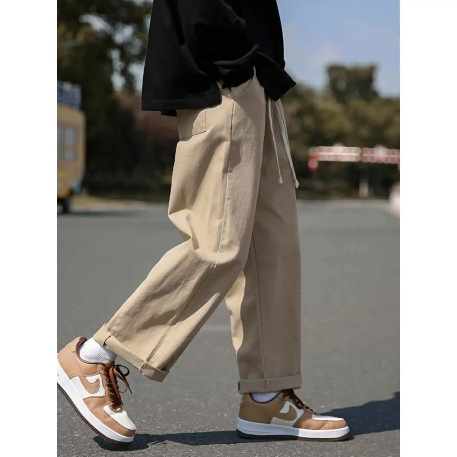 Men's Casual Straight Leg Pants American Style Trendy Harajuku Trousers Spring Autumn High Street Nine Points Vintage Leisure
Men's Casual Straight Leg Pants American Style Trendy Harajuku Trousers Spring Autumn High Street Nine Points Vintage Leisure
