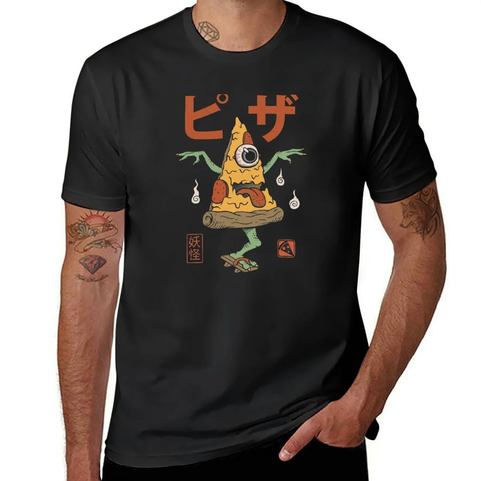 Футболка с принтом пиццы Yokai, мужские футболки больших размеров, повседневные, стильные
Футболка с принтом пиццы Yokai, мужские футболки больших размеров, повседневные, стильные