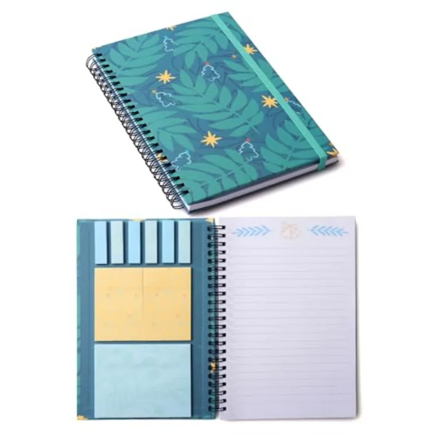 A5 Spiral Sticky Notebook, with 9 pads of decorated sticky notes and a handy notebook, for Bible study;Note Pads Teacher Apprec
A5 Spiral Sticky Notebook, with 9 pads of decorated sticky notes and a handy notebook, for Bible study;Note Pads Teacher Apprec