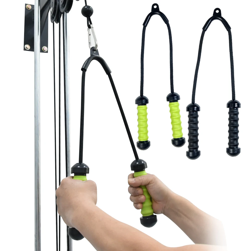 Tricep Rope with Handles Tricep Pull Down Attachment Non Slip LAT Pull Down Bar Triceps Rope Cable Attachment for Home Gym
Tricep Rope with Handles Tricep Pull Down Attachment Non Slip LAT Pull Down Bar Triceps Rope Cable Attachment for Home Gym