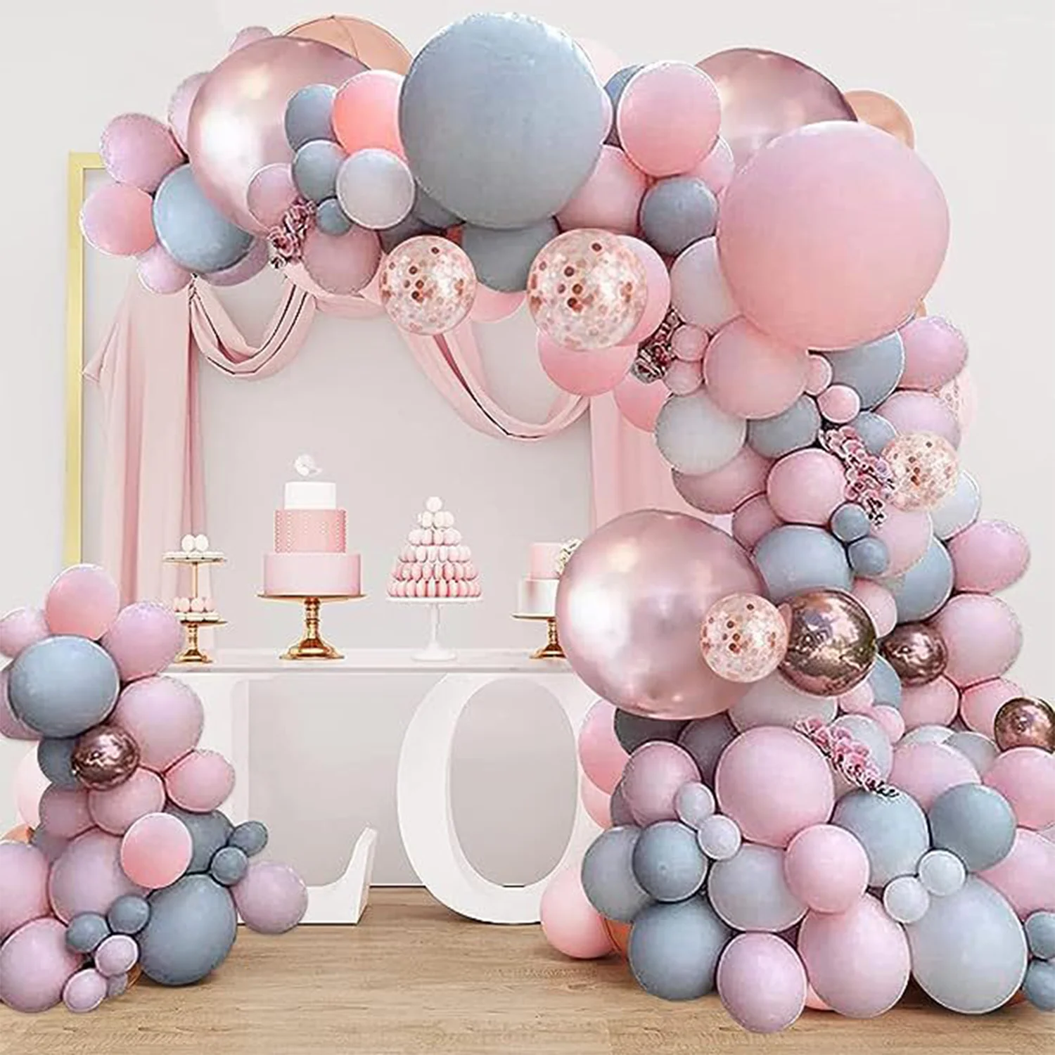 100pcs/set Pink Blue Rose Gold Balloons Garland Arch Kit Wedding Birthday Decoration Assorted Colors for Party DIY Stage Decor
100pcs/set Pink Blue Rose Gold Balloons Garland Arch Kit Wedding Birthday Decoration Assorted Colors for Party DIY Stage Decor