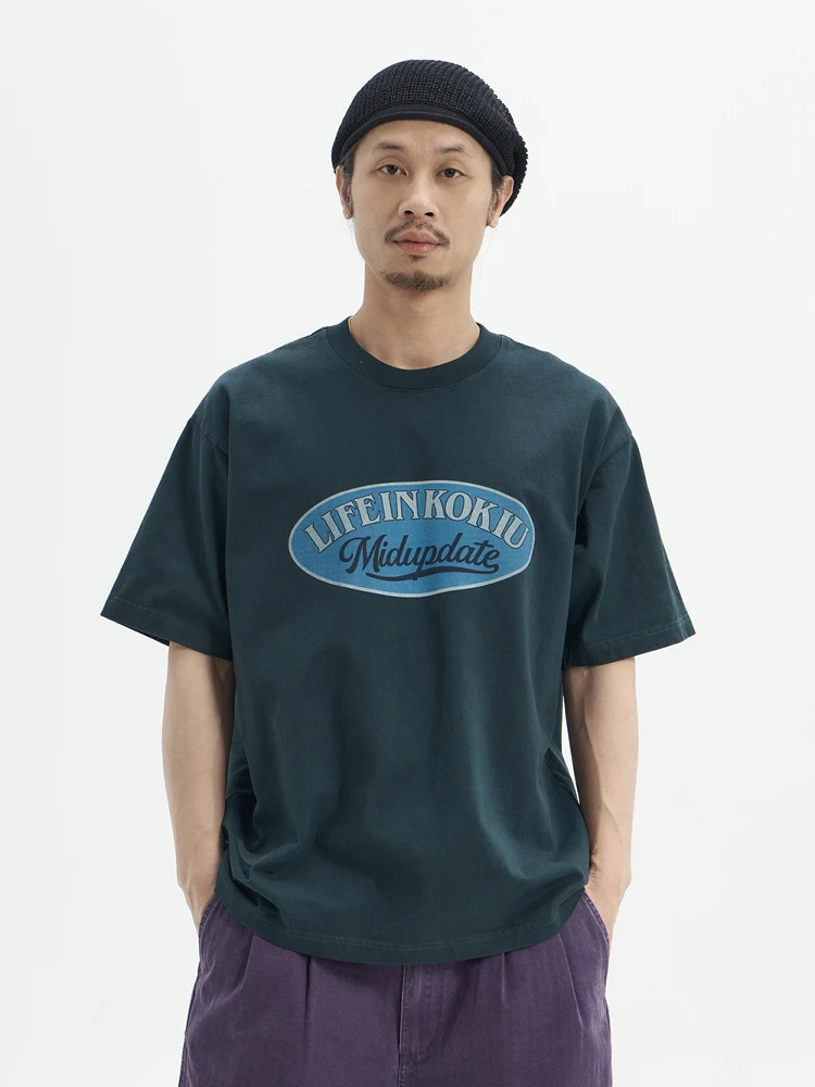 Midupdate 2025 Summer Men's Retro American Digital Direct Print Letter round Ne ort Sve T-irt Loose Fit Pure Cotton
Midupdate 2025 Summer Men's Retro American Digital Direct Print Letter round Ne ort Sve T-irt Loose Fit Pure Cotton