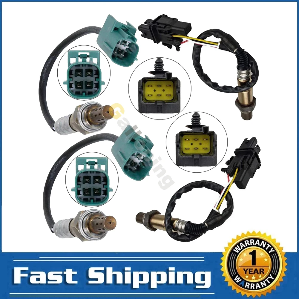 4Pcs O2 Oxygen 02 Sensor For 2007 2008 Nissan Maxima 04-07 Murano 2005 2006 Quest 3.5L Upstream Downstream 4 & 5 Wires Lambda
4Pcs O2 Oxygen 02 Sensor For 2007 2008 Nissan Maxima 04-07 Murano 2005 2006 Quest 3.5L Upstream Downstream 4 & 5 Wires Lambda